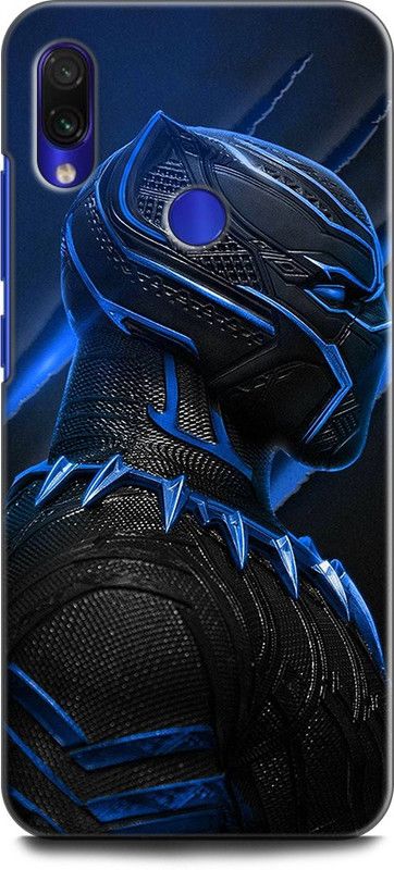 Wall Art Back Cover for Redmi Note 7S BLACK PANTHER, MOVIE, BLACK PANTHER COMICS, WAKANDA  (Multicolor, Dual Protection, Pack of: 1)