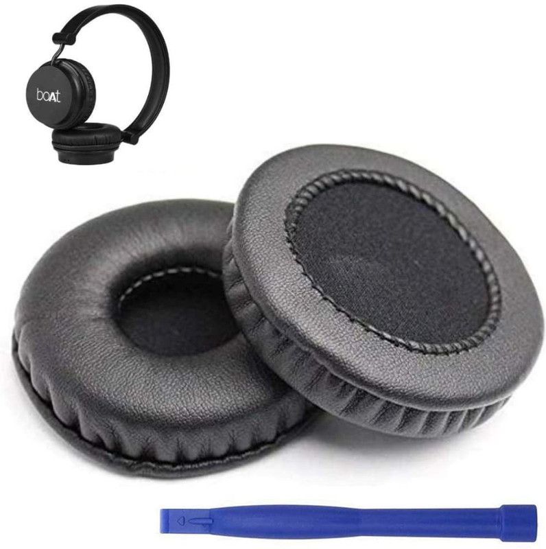 Crysendo Headphone Cushion Compatible with Rockers 400, 430, 600,610 Ear Cushions(1 pair) Over The Ear Headphone Cushion  (Pack of 1, Black)