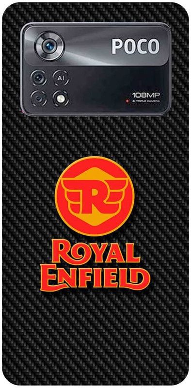 play fast Back Cover for POCO X4 Pro 5G, ROYAL, ENFIELD, BULLET, CLASSIC, BIKE, LOVER, RACER  (Black, Hard Case, Pack of: 1)