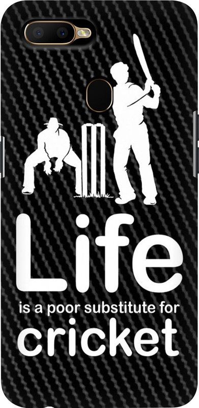 Flipkart SmartBuy Back Cover for OPPO A5s  (Black, White, Hard Case, Pack of: 1)