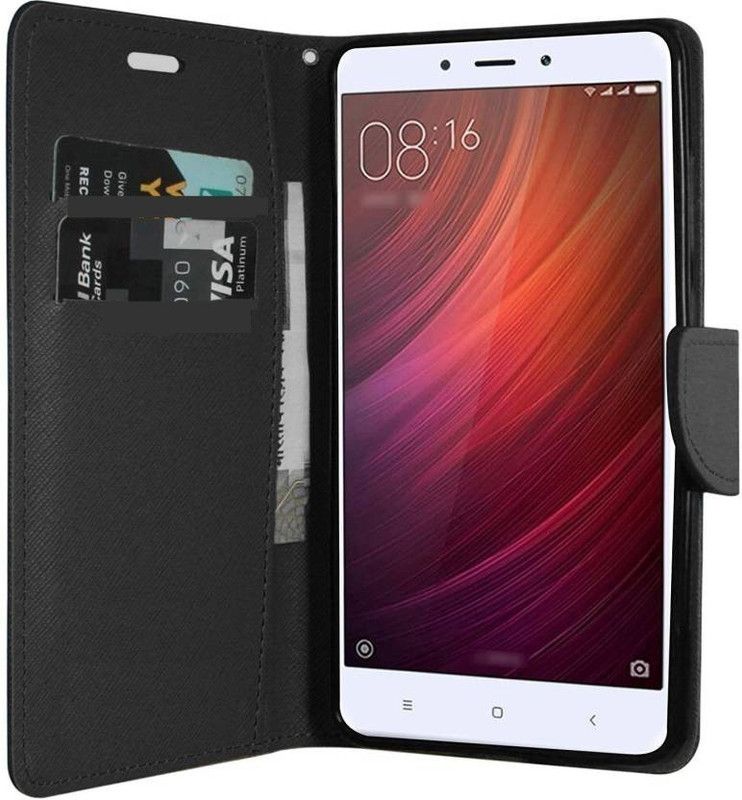 Mehsoos Flip Cover for Realme U1  (Black, Dual Protection, Pack of: 1)