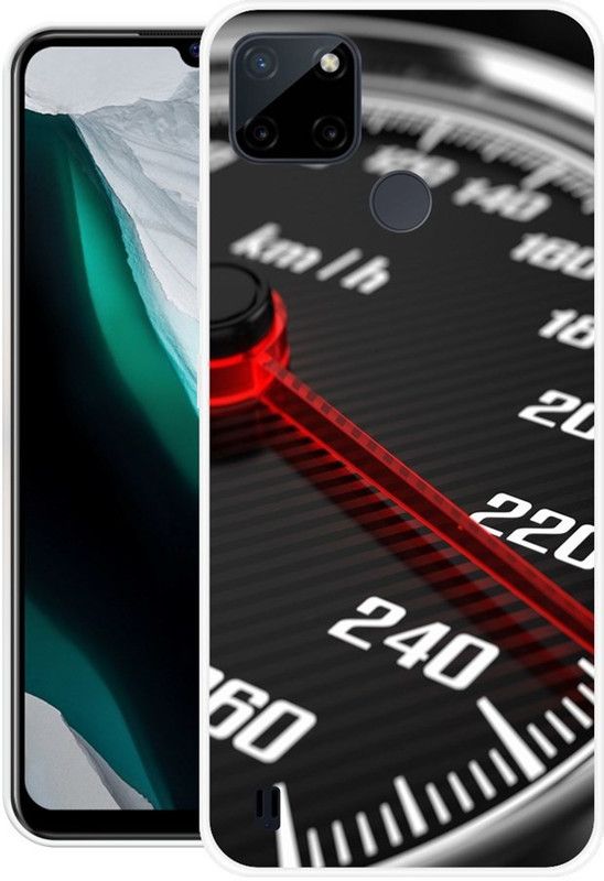 vaidik Back Cover for Realme C25Y  (Multicolor, Dual Protection, Silicon, Pack of: 1)