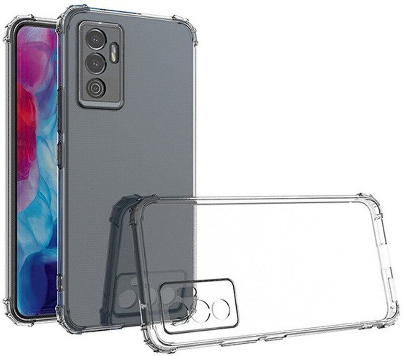 Wellchoice Back Cover for VIVO V23 Pro, VIVO V23 Pro 5G  (Transparent, Grip Case, Pack of: 1)