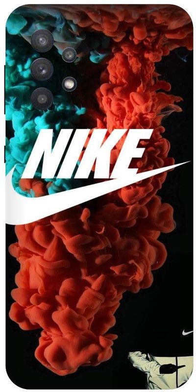 PICHKU Back Cover for SAMSUNG GALAXY A32-NIKE,SIGN,JUST,DO,IT,DESIGN,SPORTS,FOOTBALL,CRICKET  (Orange, Hard Case, Pack of: 1)