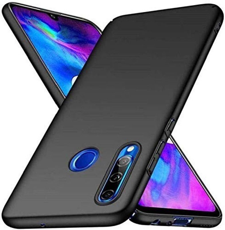 Snatchy Back Cover for Huawei Honor 20i  (Black, Silicon)