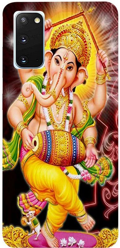 Skyhawk Back Cover for Samsung Galaxy S20 Lord Dancing Ganesh  (Multicolor, Waterproof, Silicon, Pack of: 1)