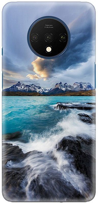 MARSHLAND Back Cover for Oneplus 7T, Latest Cool Nature Printed  (Multicolor, Hard Case, Pack of: 1)