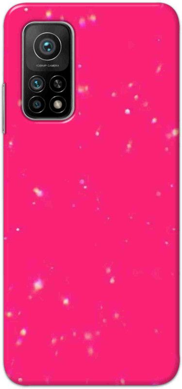 NDCOM Back Cover for Mi 10T Pro Pink Printed  (Multicolor, Hard Case, Pack of: 1)