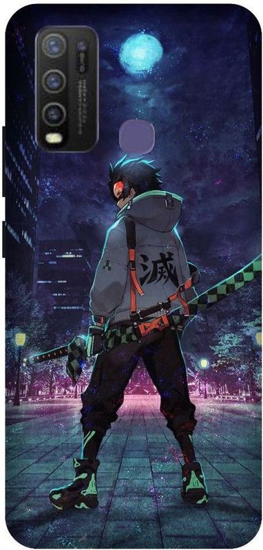 Vinsmoke Back Cover for Vivo Y50 Anime, Anime Boy, Cartoon, Aesthetic  (Multicolor, Shock Proof, Pack of: 1)