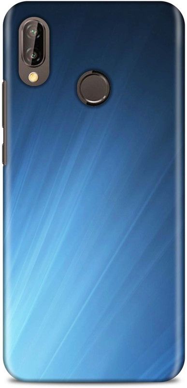 Sankee Back Cover for Huawei Nova 3e  (Blue, Hard Case)