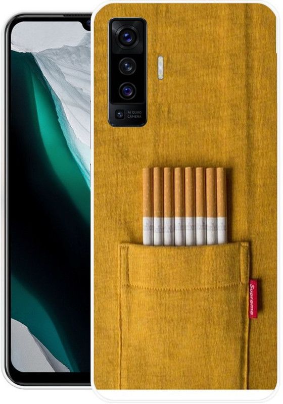 PictoWorld Back Cover for Vivo X50  (Yellow, Grip Case, Silicon, Pack of: 1)