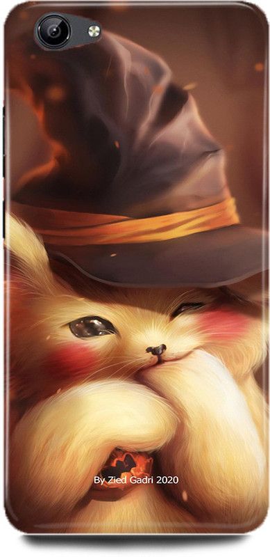 DIKRO Back Cover for vivo Y55L, CAT, CUTE, CAT, LOVELY, CAT, MEOW  (Multicolor, Hard Case, Pack of: 1)