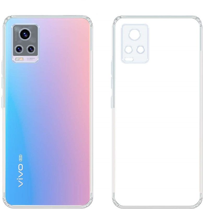 ment Back Cover for vivo V20 Pro  (Transparent, Flexible, Silicon)