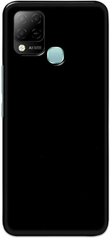 NDCOM Back Cover for Infinix Hot 10s Solid Black Printed  (Multicolor, Hard Case, Pack of: 1)