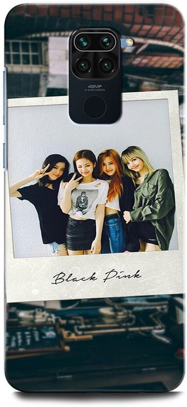 INTELLIZE Back Cover for REDMI Note 9 M2003J15SI LISA, JENNIE, ROSE, JISOO, BLACK PINK FRAME  (Multicolor, Hard Case, Pack of: 1)