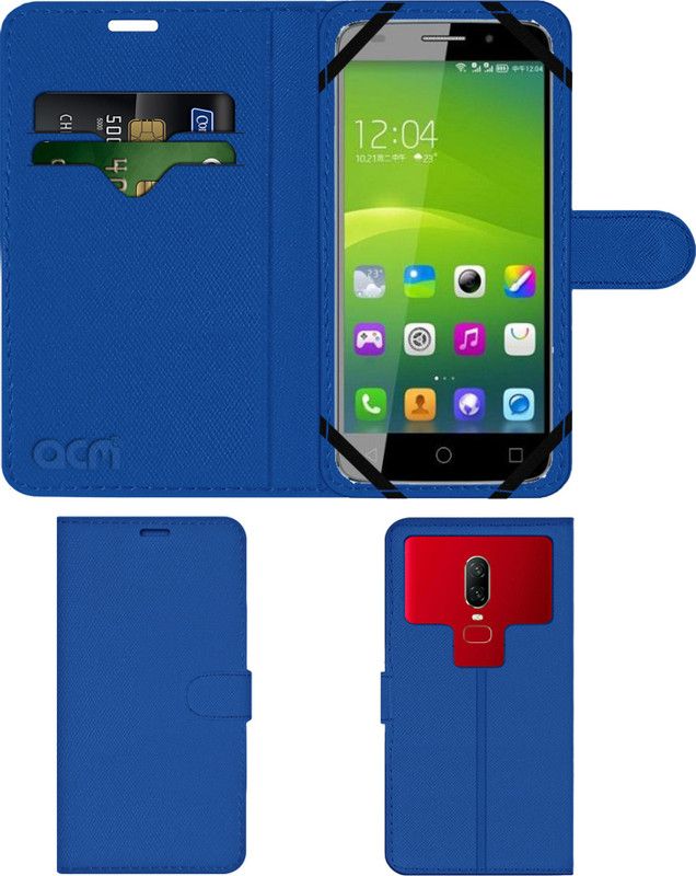 ACM Flip Cover for Obi Pelican S507  (Blue, Cases with Holder, Pack of: 1)