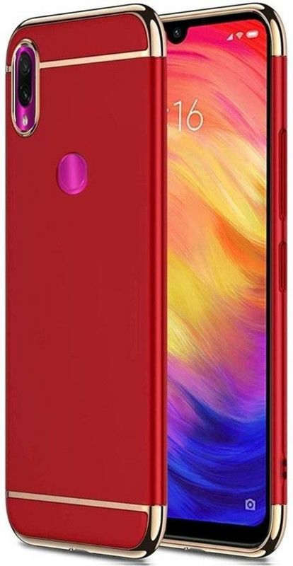 AGEIS Back Cover for Mi Redmi Note 7, Mi Redmi Note 7 Pro, Mi Redmi Note 7S  (Red, Grip Case, Pack of: 1)