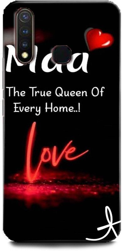 Afterglow Back Cover for Vivo U20 love mom, mom, love, mom forever, forever  (Multicolor, Dual Protection, Pack of: 1)