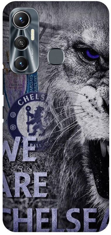 FIKORA Back Cover for Infinix Hot 11, X662, CHELSEA, FOOTBALL, CLUB, LOGO, SIGN  (Grey, Hard Case, Pack of: 1)