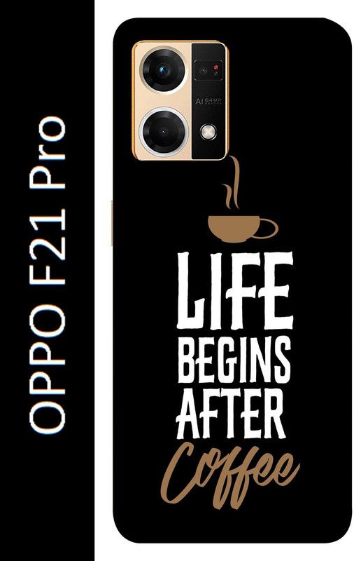 Gabroo Back Cover for OPPO F21 Pro  (Black, White, Silicon, Pack of: 1)
