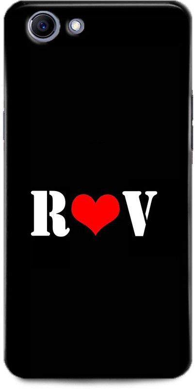 Afterglow Back Cover for Realme 1 R V, R LOVES V, NAME, LETTER, ALPHABET, RV LOVE, HART  (Multicolor, Shock Proof, Pack of: 1)