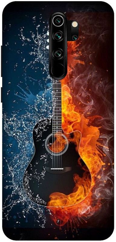 SSMORYA Back Cover for Mi Redmi Note 8 pro (Guitar) Printed Back Cover  (Multicolor, Waterproof, Pack of: 1)
