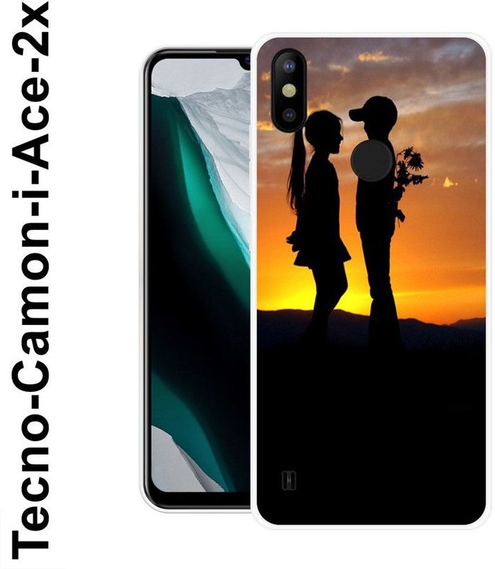 SUPER CASE Back Cover for Tecno Camon I Ace 2x  (Black, Yellow, Grip Case, Silicon)
