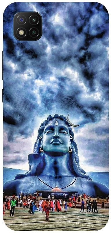 Bluvver Back Cover for POCO C3, MZB07RHIN, Printed Mahadev,Bholenath Mobile Back Cover  (Multicolor, Hard Case, Pack of: 1)