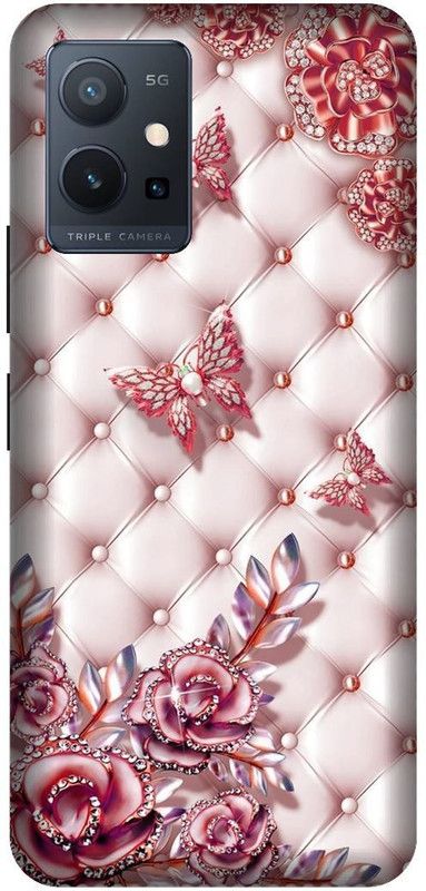 VS PRINT LINK Back Cover for VIVO T1 (5G) , V2141 , LOVE, ABSTRACT, women,Texture, printed  (Pink, Hard Case, Pack of: 1)