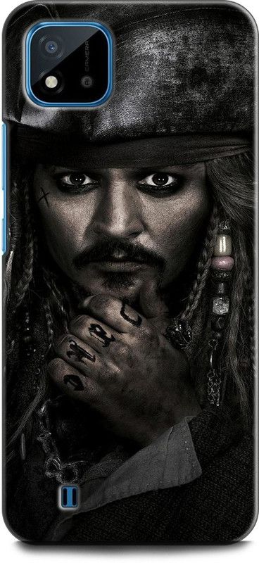 KEYCENT Back Cover for Realme C11 2021, RMX3231 CAPTAIN JACK SPARROW, PIRATES OF THE CARIBBEAN, JOHNY DEPP  (Multicolor, Pack of: 1)