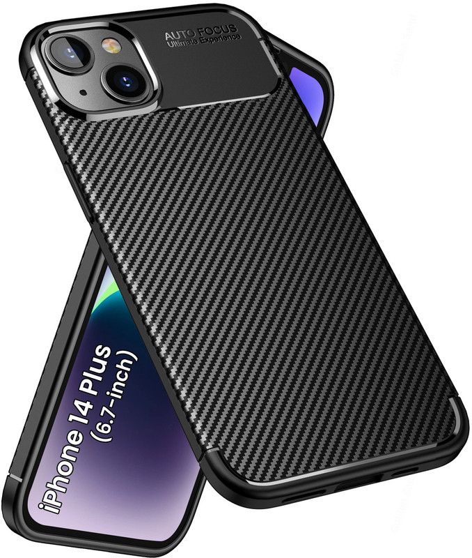 Golden Sand Back Cover for Apple iPhone 14 Plus  (Black, Shock Proof, Pack of: 1)
