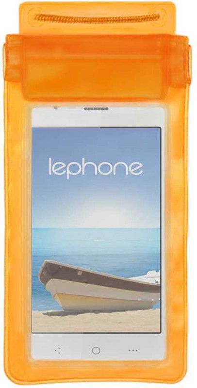 ACM Pouch for Lephone W2  (Orange, Waterproof, Silicon, Pack of: 1)