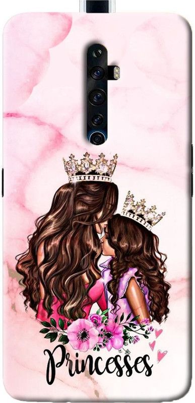 NDCOM Back Cover for OPPO Reno2 Z Girl Princess Printed  (Multicolor, Hard Case, Pack of: 1)