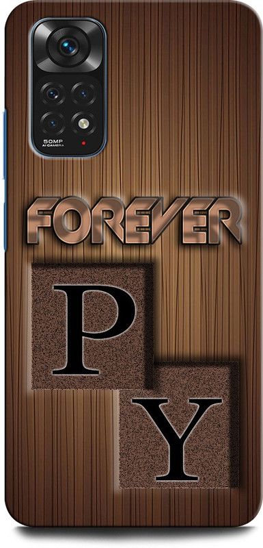 INTELLIZE Back Cover for Redmi Note 11 PY, P LOVE Y, Y LOVE P, P LETTER, Y LETTER, PY NAME  (Multicolor, Hard Case, Pack of: 1)