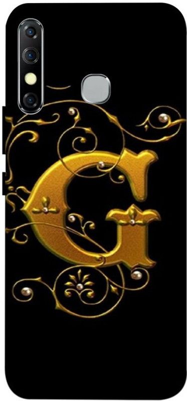 LUCKY MOBI.COM Back Cover for Infinix Hot 8 ( g name, letter name) PRINTED BACK COVER  (Multicolor, Waterproof, Pack of: 1)