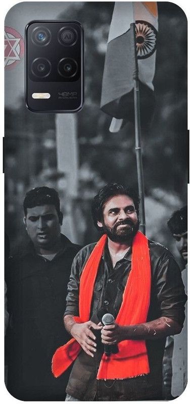 3D U PRINT Back Cover for Realme 8 (5G),RMX3241 pawan kalyan Southindian Superstar  (Black, Waterproof)