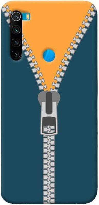 NDCOM Back Cover for Redmi Note 8 Jeans Zipper Illustration Printed  (Multicolor, Hard Case, Pack of: 1)