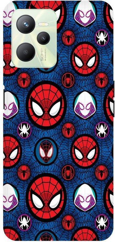 THE NARAYANA COLLECTIONS Back Cover for REALME C35-RMX3511-VENOM,SPIDER,MAN,ANGEY  (Multicolor, Hard Case, Pack of: 1)