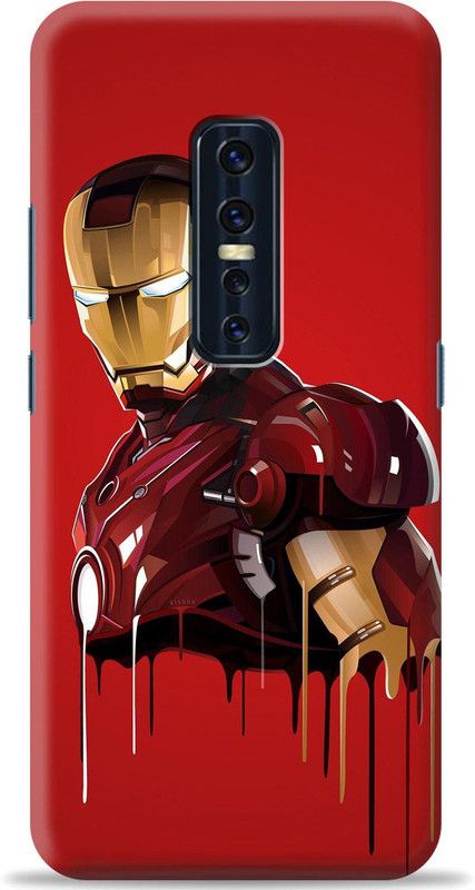 Crafter Back Cover for Vivo V17 Pro  (Red, Shock Proof, Pack of: 1)