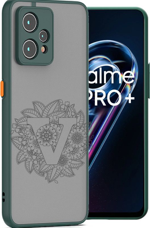Lilliput Back Cover for Realme 9 PRO PLUS 5G  (Green, Matte Finish)