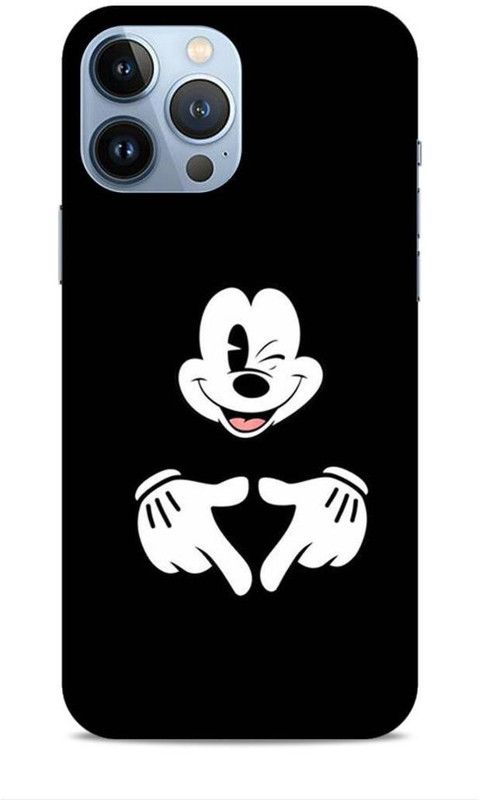 Coverland Back Cover for Apple iPhone 13 Pro Max  (Black, White)