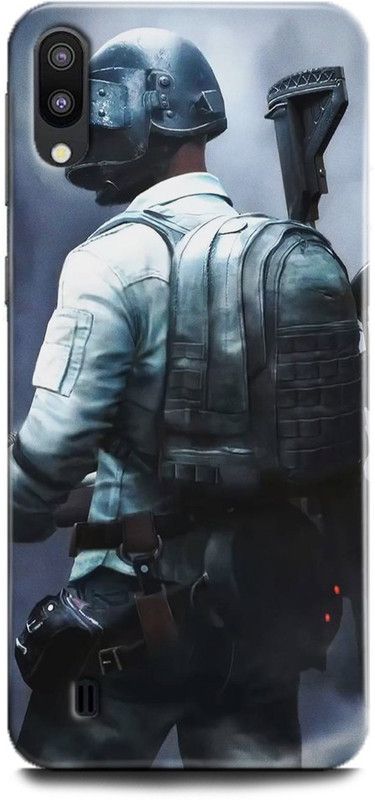 INTELLIZE Back Cover for Samsung Galaxy M10/SM-M105FDAD pubg,Printed  (Multicolor, Shock Proof, Pack of: 1)