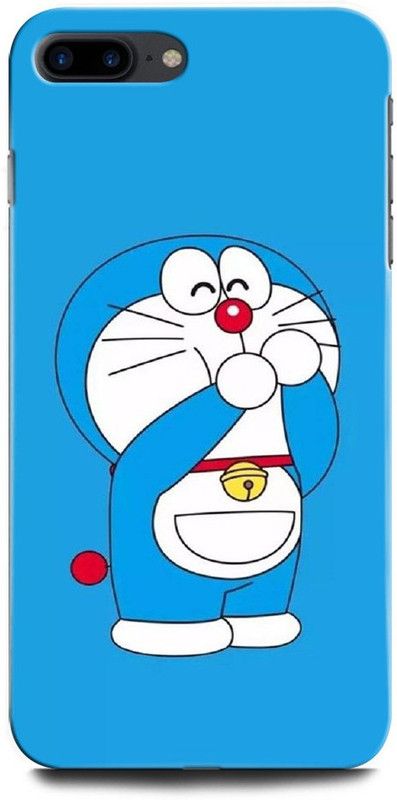 ORBIQE Back Cover for APPLE iPhone 8 Plus DORAEMON, NOBITA, CARTOON, FUNNY, CUTE, DORAEMON  (Multicolor, Hard Case, Pack of: 1)