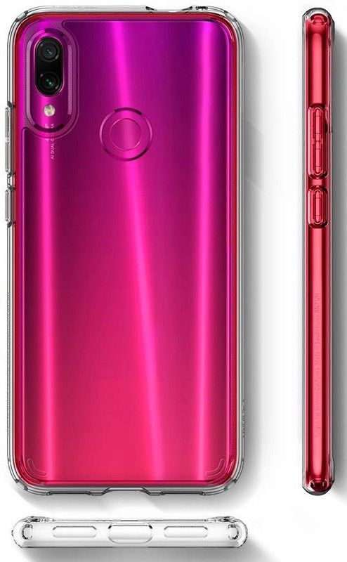 CELLCAMPUS Back Cover for Vivo Y91  (Transparent, White, Grip Case, Pack of: 1)