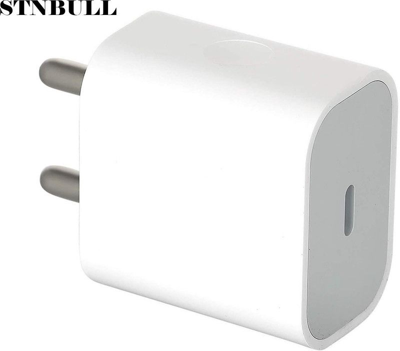 stnbull 20 W NA 0.4 A Mobile 20W USB-C Power Adapter Fast Charger for iPhone 13,12, 12 Pro, 12 Pro Max Charger  (White)