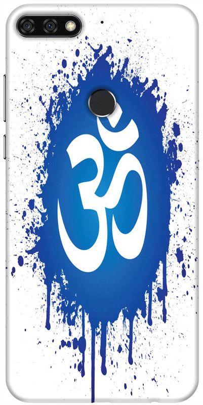 REALKING Back Cover for Honor 7C  (Blue, White, Grip Case, Silicon, Pack of: 1)