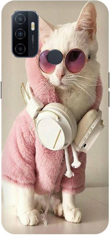 THE NARAYANA COLLECTIONS Back Cover for OPPO A33-CPH2137-CAT,BILLI,STYLISH,CUTE,ANIMAL  (Multicolor, Hard Case, Pack of: 1)