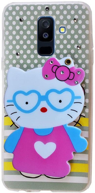 MARSHLAND Back Cover for Samsung Galaxy A6 Plus  (Multicolor, 3D Case, Silicon, Pack of: 1)