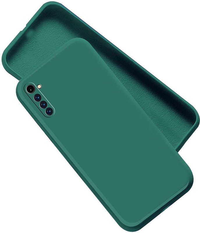 YOCOLOURS Back Cover for Realme 6, Realme 6i  (Green, Grip Case, Silicon, Pack of: 1)