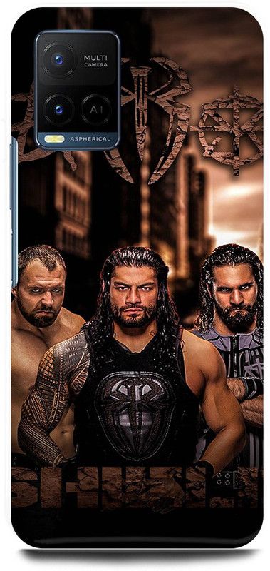 play fast Back Cover for Vivo Y33s, V2109 ROMAN, REIGNS, WRESTLER, WWE, SHIELD  (Brown, Hard Case, Pack of: 1)
